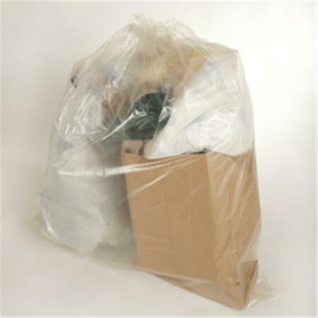 PETOSKEY PLASTICS Can Liner - 55-60 Gallon HD Clear Trash Bags FG-P9934-44